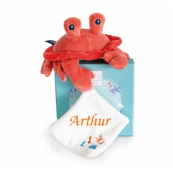 Doudou Et Compagnie - Sous L'océan Crabe Avec Doudou 20 Cm