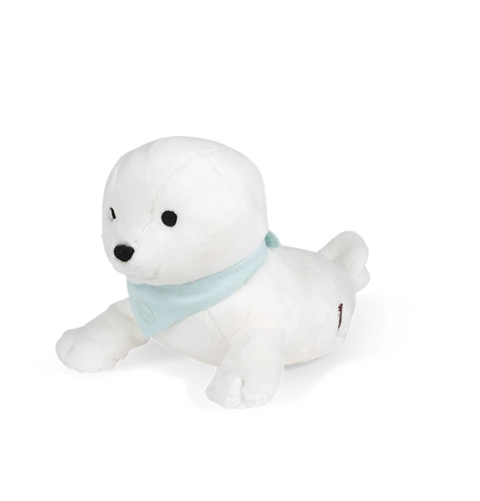 Kaloo Les Amis Brioche Le Phoque Peluche Blanc 25 Cm – Image 2
