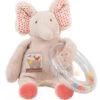 Moulin Roty Collection Les Papoums Hochet Anneau Bille éléphant Beige
