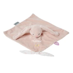 Nattou - Alice Et Pomme - Doudou Lapin Rose 25 Cm