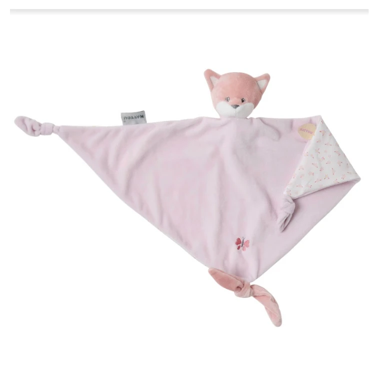 Nattou - Alice Et Pomme - Maxi Doudou Renard Rose 40 Cm – Image 2