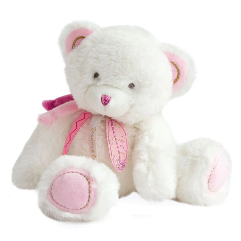 Doudou Et Compagnie - Attrape-rêve Peluche Ours Rose 20 Cm