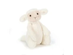 Jellycat Bashful Mini Peluche Mouton Blanc Beige 18 Cm