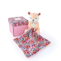Doudou Et Compagnie - Boh'Aime - Peluche Avec Doudou Biche Rose Blanc