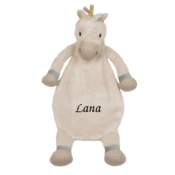 Happy Horse - Bright Le Cheval - Doudou Plat Beige 28 Cm