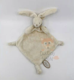 Dimpel Celestine Le Lapin Doudou Attache-sucette Crème 25 Cm