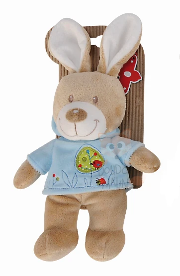 Nicotoy Copains Des Bois Mini Peluche Lapin Bleu Oiseau 15 Cm