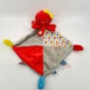 Dreambee Doudou Pieuvre Poulpe Rouge Jaune Gris 25 Cm