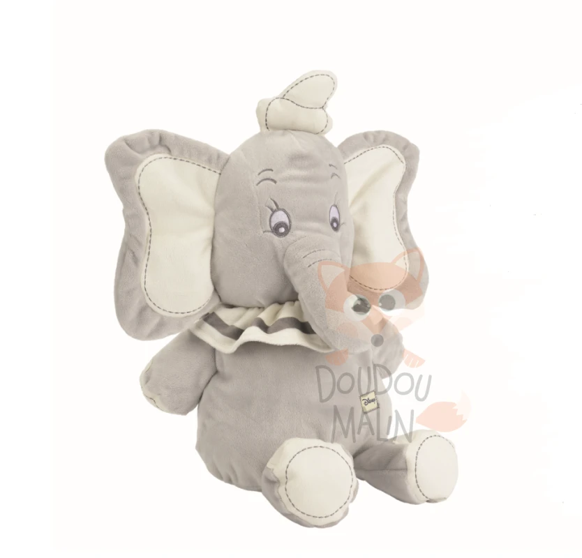 Disney Dumbo L'éléphant Peluche Gris 30 Cm