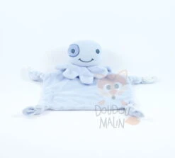Early Days Doudou Plat Pieuvre Bleu