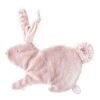 Dimpel - Emma Le Lapin - Doudou Attache-sucette Rose Foncé 22 Cm