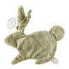 Dimpel - Emma Le Lapin - Doudou Attache-sucette Vert 22 Cm