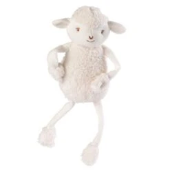 Pioupiou Et Merveilles - Les Doux Bidous - Siméon Le Mouton Peluche Blanc 25 Cm