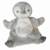 Tex Forest Doudou Marionnette Pingouin Gris Blanc