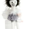 Histoire D'ours Girls & Glitter Peluche Autruche Blanc Noir