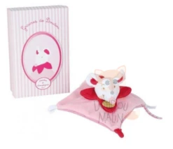 Doudou Et Compagnie Graines De Doudou Souris Rose Rouge Plat