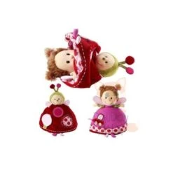 Lilliputiens Liz La Fée Hochet Réversible Poupée Coccinelle