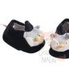 Moulin Roty Il était Une Fois Chaussons Hibou Noir 0-6 Mois
