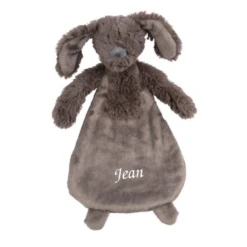 Happy Horse - Jax Le Chien - Doudou Plat Marron 25 Cm