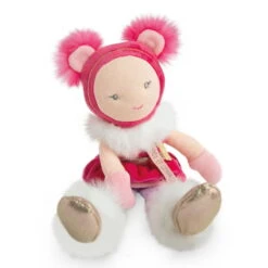 Doudou Et Compagnie - Lady Poupée Déguisée En Ours Rose 25 Cm