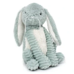 Les Déglingos - Les Ptipotos - Toudou Le Lapin Vert Menthe - Peluche 27 Cm