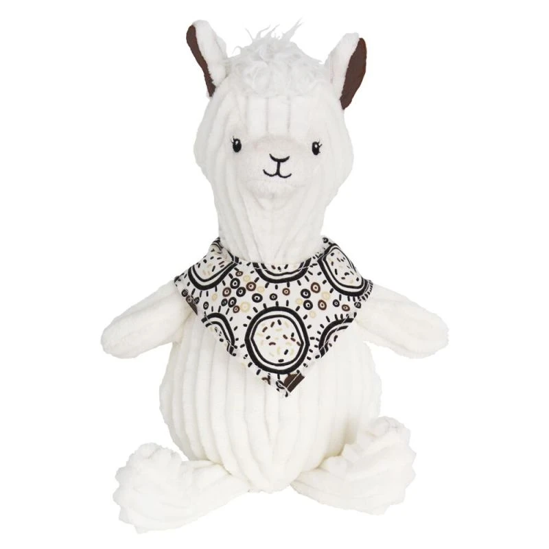 Les Déglingos Muchachos Le Lama Peluche Simply Blanc 23 Cm