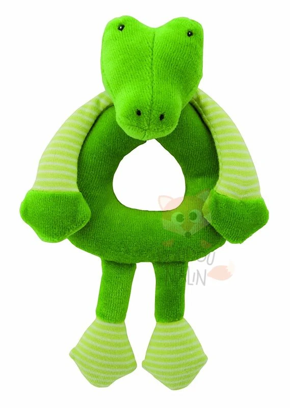 Moulin Roty Collection Les Loupits Hochet Anneau Emile Crocodile Vert