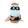 Les Super Zéroes Zipo L'hippo Peluche Bleu Marron
