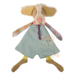 Moulin Roty Les Tartempois Doudou Chien Vert Orange