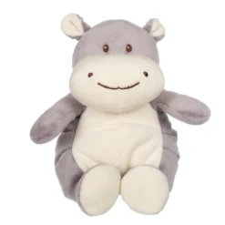 Gipsy Les Toodoux Mini Peluche Hippopotame Gris Beige 15 Cm