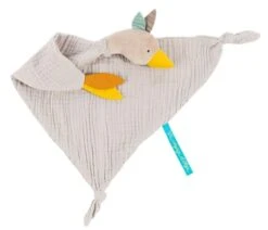 Moulin Roty - Les Voyages D'Olga - Doudou Lange Oie Gris 30 Cm
