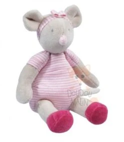 Moulin Roty Collection Lila La Souris Hochet Rose