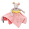 Moulin Roty Mademoiselle Et Ribambelle Doudou Plat Souris Rose Jaune