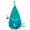 Lilliputiens Marius Le Rhinocéros Doudou Plat Bleu