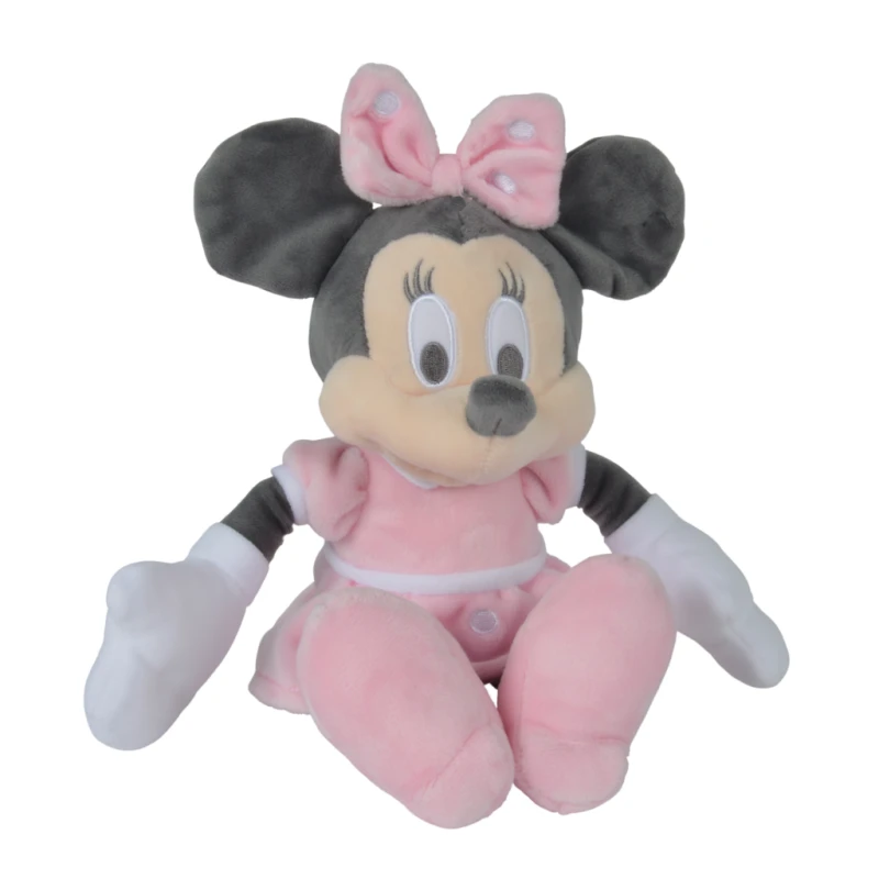 Disney Minnie La Souris Peluche Rose 25 Cm
