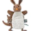 Kaloo Nopnop Doudou Marionnette Kangourou Blanc Marron