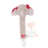Noukie's Anna & Pili Attache-sucette éléphant Rose Gris