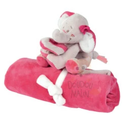 Noukie's Anna & Pili Ma Première Couverture éléphant Rose
