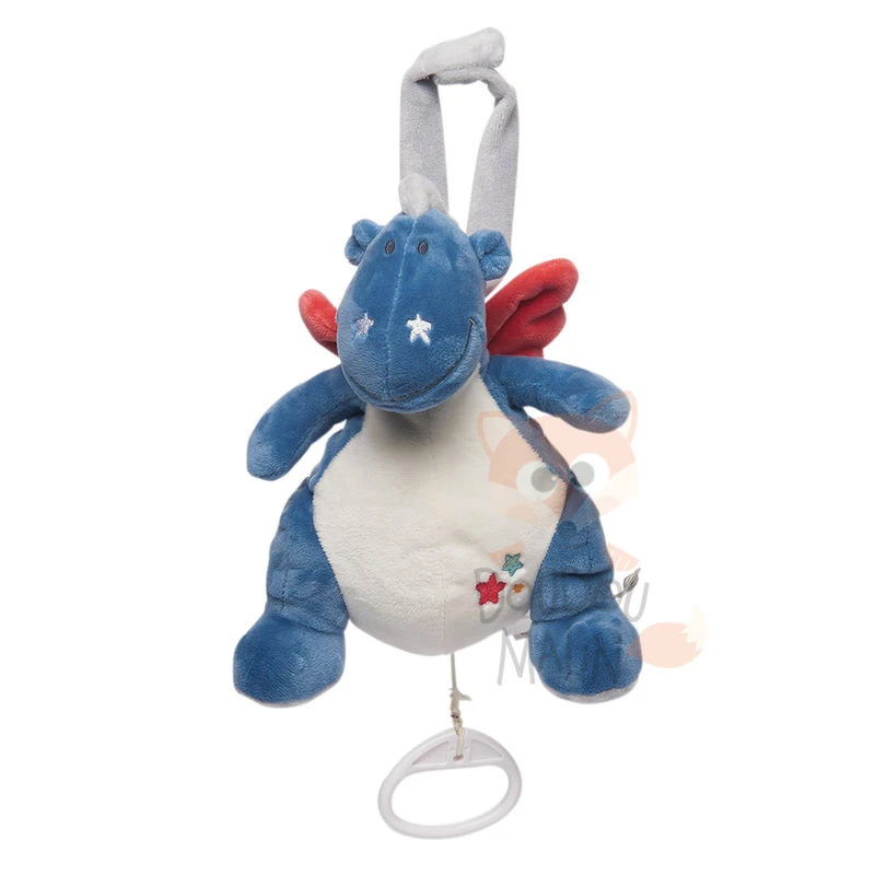 Noukie's Guss & Victor Mini Musical Dragon Bleu Blanc