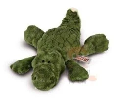 Nici Peluche Crocodile Allongé Vert
