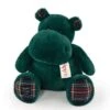 Histoire D'ours - Peluche Hippopotame Vert Sapin 40 Cm