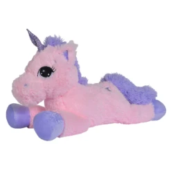 Nicotoy Peluche Licorne Rose Violet 60 Cm