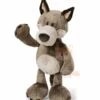 Nici Peluche Loup Marron Gris