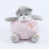 Mustela Peluche Musti L'ours Rose Gris Pois