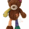Nicotoy Peluche Ours Marron Multicolore 30 Cm