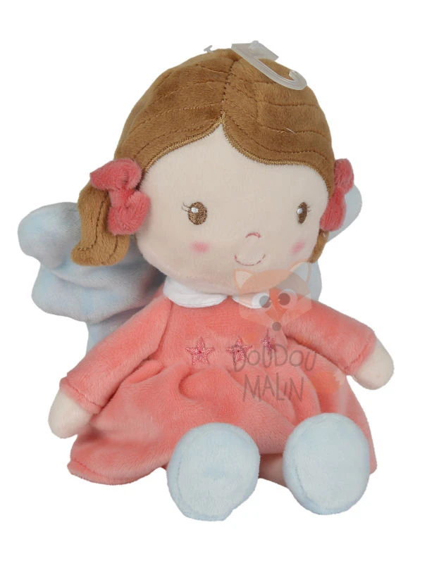 Tex Peluche Poupée Fée Rose Bleu étoile Longues Jambes 25 Cm