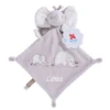 Nicotoy Doudou Plat Fiffan L'éléphant Gris 25 Cm