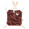 Kaloo - Plume - Doudou Plat Lapin Rouge Bordeaux Papillon 26 Cm