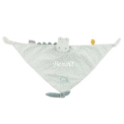 Nattou - Roméo Jules Sally - Maxi Doudou Crocodile Vert 40 Cm