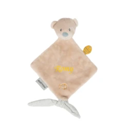 Nattou - Roméo Jules Sally - Mini Doudou Ours Beige 22 Cm